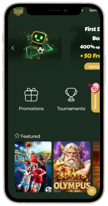 Cashbox Casino Mobiele app